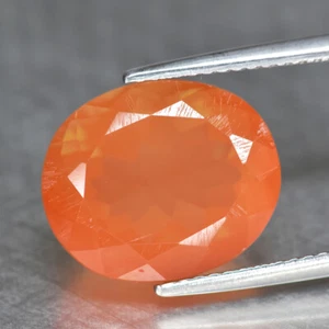 7.64Ct Oval_ Five-star Unheated Double Tone Andesine From Brazil - Picture 1 of 1
