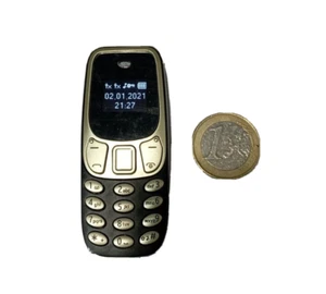 Bm10 Mini Cell Phone 2 Sim Card Bluetooth Headset Voice Changer Dialer - Picture 1 of 13