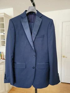 Apt 9 Men's Premier Flex Slim Fit Suit Jacket&Pant 40R X 34 (No Belt Holes) New - Picture 1 of 8