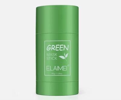 Green Tea Mask Stick Facial Cleansing Oil Acne Blackhead Control Deep Clean Pore - Image 1 of 4