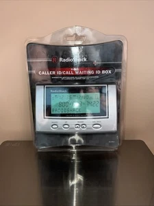 RadioShack Caller ID Call Waiting ID Box Silver Backlit Display Vintage - Zdjęcie 1 z 8