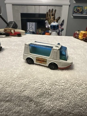 Vintage 1971 Matchbox Stretcha Fetcha Ambulance No46 Modelo de Carro Superrápido - Imagem 1 de 4