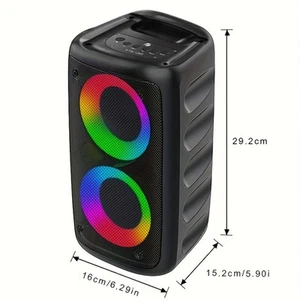 High - Quality Sound, RGB Light Outdoor Bluetooth Speaker Suitable for Picnics - Picture 1 of 10
