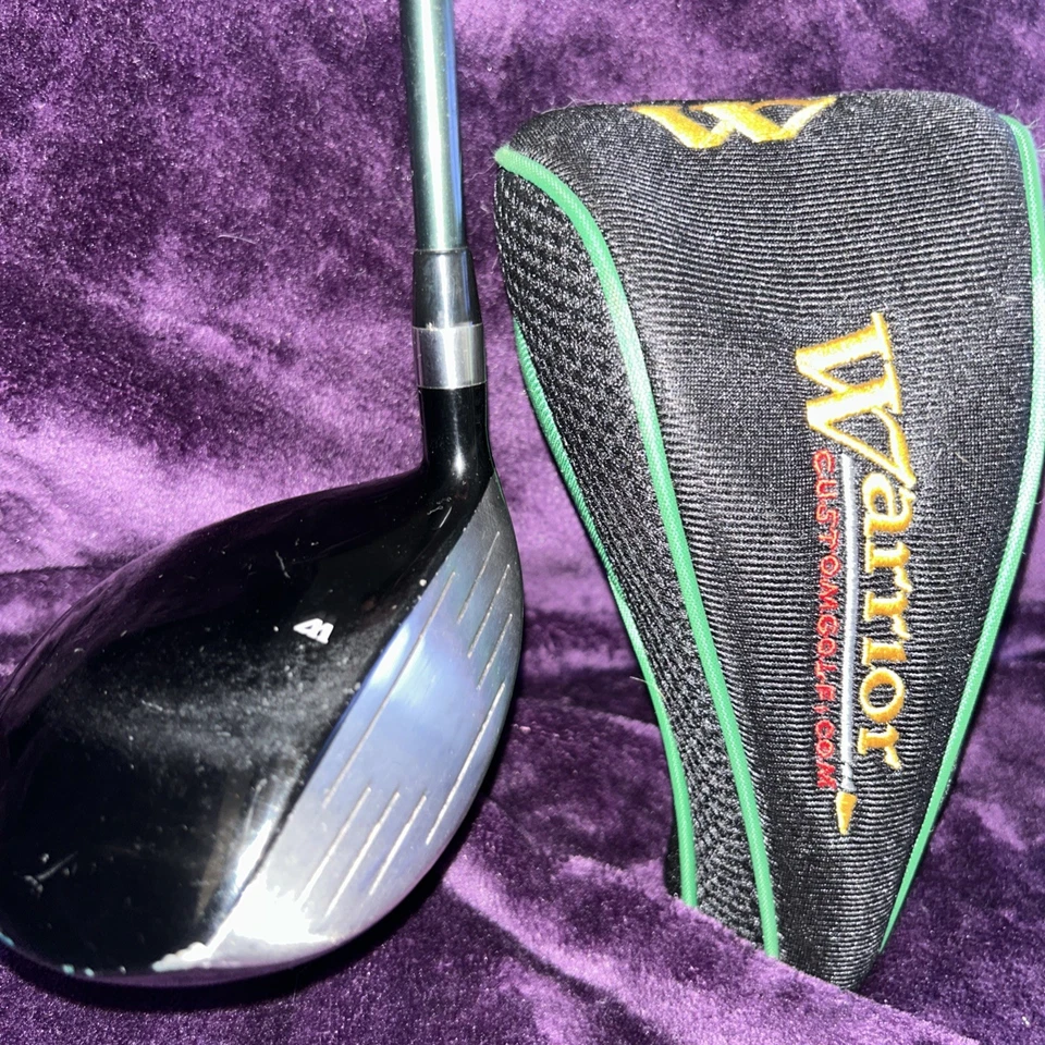 Warrior Custom Golf TE 3 madera de calle Reg Flex varilla de grafito diestro 42,5” agarre nuevo Foto 1 de 4