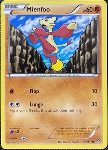 Mienfoo 56/111 XY - Pugni Furiosi Regolari - Carta Pokémon - Foto 1 di 2