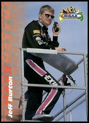 1997 Maxx NASCAR Racing Jumbo (5x7) #34 Jeff Burton - Image 1 of 2