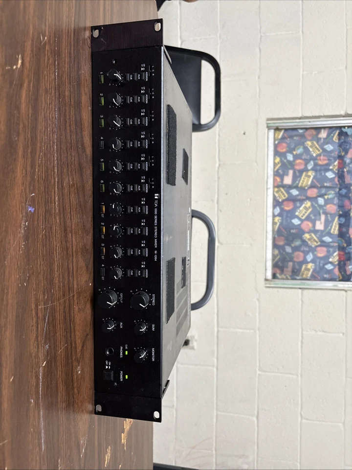 TOA 1000 Series Stereo Mixer M-1264 -- Powers On Pulled From Complete Rack Sys - Image 1 of 3