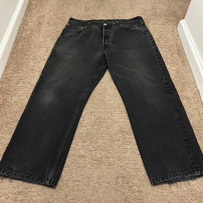 Vtg 1999 Levi’s 501 XX Fly Button Made in USA Denim Black 36 X 30 (Measures 34”) - Image 1 of 4