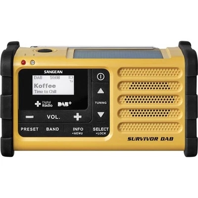 Sangean Survivor DAB Outdoorradio DAB+, UKW Notfallradio  Akku-Ladefunktion, ... - Bild 1 von 4