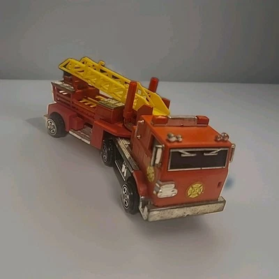 Camión de bomberos ideal coche de fricción juguete vintage Mighty Mo 1976 Foto 1 de 4