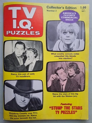 TV I.Q. Puzzles Magazine Issue #2 from Ca. 1978 - image 1 of 3