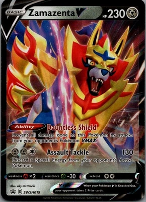 Zamazenta V Promo SWSH: Sword & Shield Promo Cards SWSH019 NM - Image 1 of 2