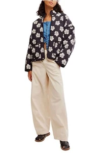 Chaqueta Chloe para mujer FREE PEOPLE talla MEDIANA informal floral invierno abrigo acolchado - Imagen 1 de 6