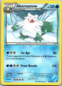 Abomasnow Normal XY - BREAKthrough 40/162 NM - Picture 1 of 2