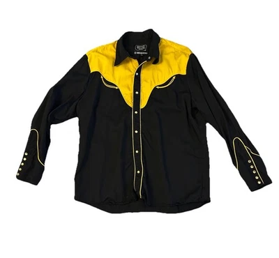 Third Man Records X H Bar C Ranchwear Western Pearl Snap Button Down Shirt 2XL - Image 1 of 4