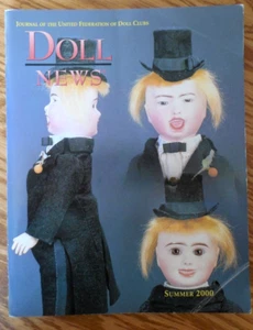 EUC  UFDC "Doll News" Magazine: Summer 2000  with Paper Dolls and More - Picture 1 of 5