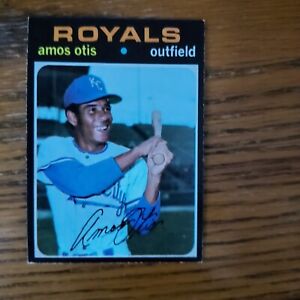 1971 Topps #610 Amos Otis Kansas City Royals - CENTERED VG+