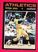 1971 TOPPS #495 FELIPE ALOU A'S