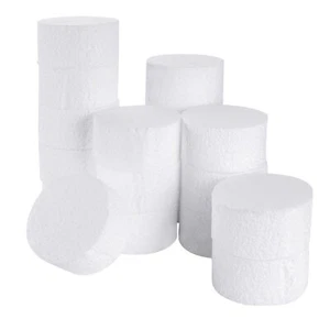 18 Pack 3.9 Inch Foam Circles for Crafts 2”Thick Round Foam Disc Craft Foam C... - Picture 1 of 7