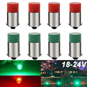 8x 18V #53 grün & rot Bajonett LED Birnen für Lionel und MTH 153 Signalleuchten - Bild 1 von 5