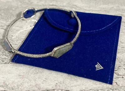 Pulseira SILPADA noite estrelada prata esterlina calcedônia lápis azul B3076 - Imagem 1 de 4