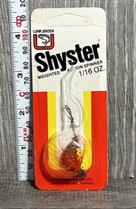 Shyster Jensen 1/16 Oz Vintage Rare Antique Lure Yellow and Red Lure - Picture 1 of 2