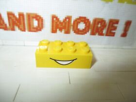 LEGO - 1x Brick Brick 2x4 Open Mouth Smile Pattern 5475 3001pb166