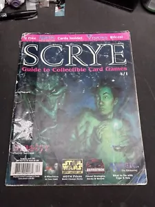 SCRYE MAGAZINE 4/1 abril 1997 X-files Magic The Gathering - Imagen 1 de 3