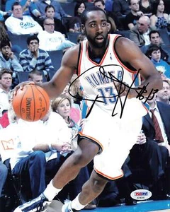 James Harden signed 8x10 photo PSA/DNA Autographed Clippers Thunder - Picture 1 of 1