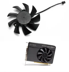 Cooling Fan For EVGA GTX 650 650Ti 650 Ti GTS 450 Graphics Card 75mm 2pin - Picture 1 of 12