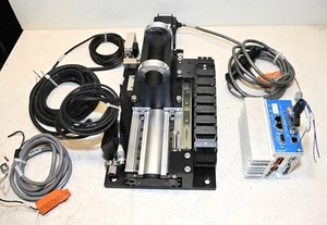 Parker 804-6879A Linear Ballscrew Actuator 5" Stroke Copley StepNet+ Renishaw En - Picture 1 of 7