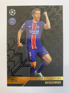 TOPPS MATCH ATTAX 2024-2025 24/25 MARQUINHOS PSG BORDE NEGRO - Imagen 1 de 2