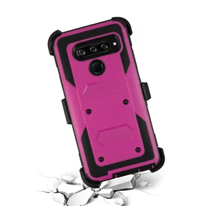 For LG V30 V40 V50 G6 G7 G8 K40 Stylo 6 Case Hybrid Case Built Screen Protector - Picture 1 of 29