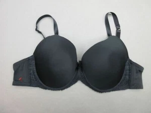 42C UNBRANDED WOMENS BLACK UNDERWIRE PADDED BACK CLOSURE FULL COVERAGE BRA 3N - Picture 1 of 9