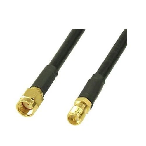 10m WLAN SMA Kabel Antennenkabel Verlängerung vergoldet WiFi 50 Ohm - Bild 1 von 1