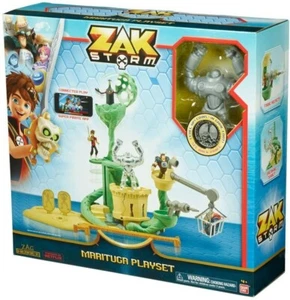 BANDAI 41580 Zak Storm Deluxe Marituga Island Play-set with Coin - NEW - Picture 1 of 3