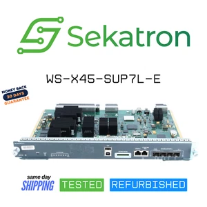 ♻️ Cisco WS-X45-SUP7L-E Superviseur Moteur 7L-E pour Catalyst Série 4500E ⚡ - Photo 1/2