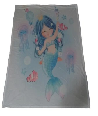 *NUEVO* 2 Paneles 42"W × 63"L Cortinas Sirena y Peces #37y37 Foto 1 de 2