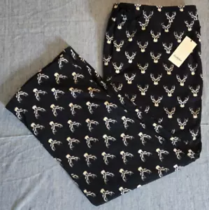 NEW Flannel Micro Fleece Deer Hunting Pajama Pants Goodfellow Co Mens XXL (2XL) - Picture 1 of 20