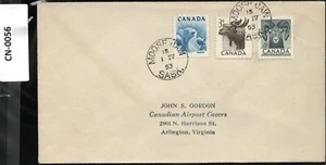SAVOYSTAMPS – CANADA COVER FDC CACHET– 1953– MOOSE SASKATCHEWAN CANCELLATION - Picture 1 of 1