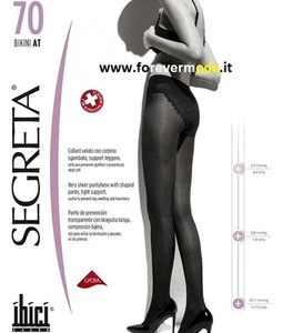 Collant donna Ibici Segreta 70 Bikini, pesantezza e gonfiore art Segreta70 Bikin - Picture 1 of 3