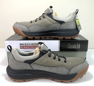 Skechers Men's Size 10.5 Streetwear Cambert Herder Sneakers Cement Gray Shoes - Picture 1 of 11