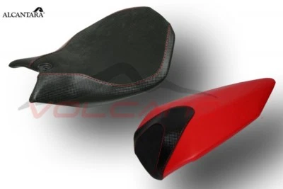 Чехол на сиденье Ducati All Panigale 1299 Volcano дизайн F + R перфорированный противоскользящий - Изображение 1 из 4