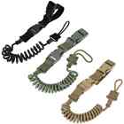 Tactical Pistol Lanyard Sling Military Secure Spring Retention Rope Airsoft UK