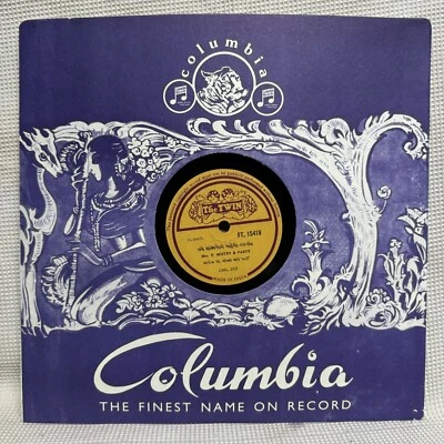 Lagna Geet Rare 78 Rpm 10" Record Gujarati Songs Bollywood N. 15419 Indian VG+ - Image 1 of 4