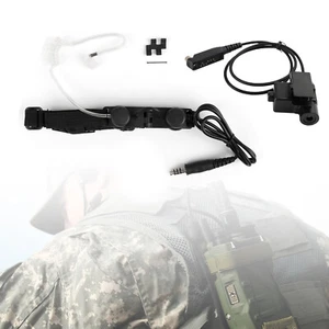 Z-Tactical Throat Mic Adjustable Headset For Sepura STP8000 STP8030 STP8035 - Zdjęcie 1 z 14