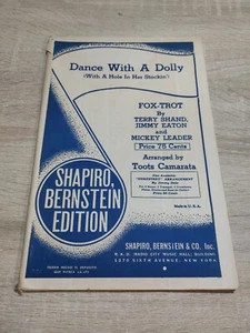 Vintage DANCE WITH A DOLLY Full Score Shand, Eaton, Leader 10 Instruments - Picture 1 of 21