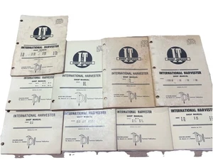 Lotto 9 Libri I&T Shop Manuali Vintage International Harvester - Foto 1 di 10