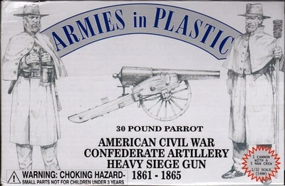Armies in Plastic: Civil War Confederate Heavy Artillery Siege Gun 30-pounder - Image 1 of 2