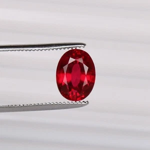Red Ruby Blood 6.50 Ct. Oval Cut Mozambique Amazing RARE Loose Gemstone - Picture 1 of 6